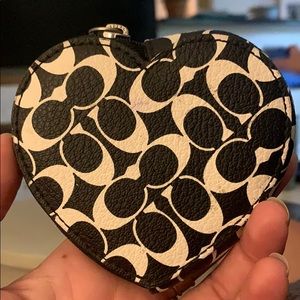 Coach Heart-Shaped Coin Purse